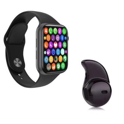 Kit 1 Smartwatch Iwo 8 Lite Plus +1 Mini Fone Preto