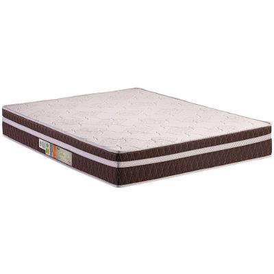 Colchão Viúva Espuma Ortopédico Orthoface Vip D28 Euro Pillow 128x188x25cm Marrom