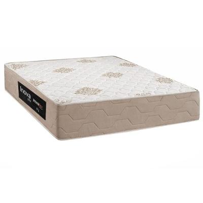 Colchão Queen Espuma Ortopédico D33 Inova Plus 158x198x22CM Bege Inovaflex