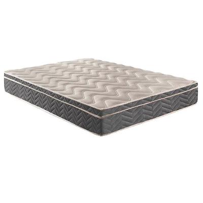 Colchão Queen Espuma D45 Ortopédico Mega Firme 158x198cm Cinza Paropas