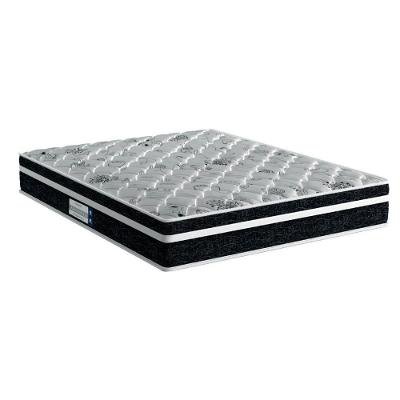 Colchão Queen Espuma D45 Ortopédico Euro Pillow Top 158x198CM Preto Probel
