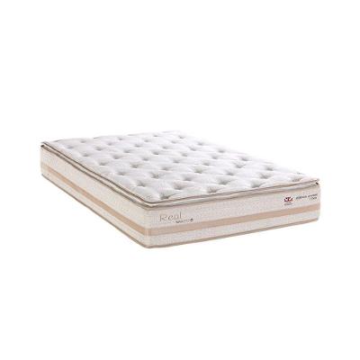 Colchão Solteirão Molas Maxspring D28 Pillow Top 96x203x30CM Bege Herval