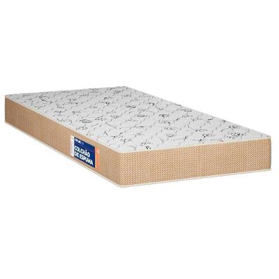 Colchão Solteiro Espuma D23 Top Line Dupla Face 88x188x16CM Bege