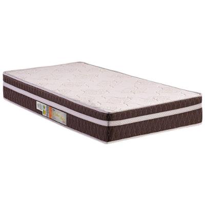 Colchão Solteiro Espuma Ortopédico D28 Orthoface Vip Euro Pillow Marrom