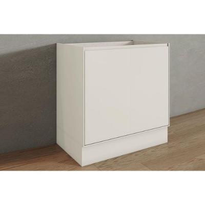 Balcão Cozinha Fineze 2 Portas 1 Prateleira MDF 51cm Areia