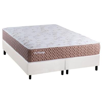 Cama Box Queen Privilege Molas Ensacadas Ortopillow Branco Colchão Paropas