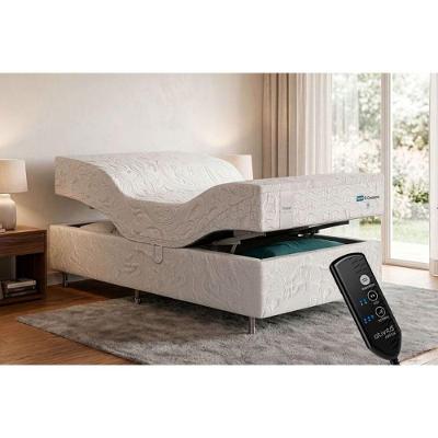 Cama Box Solteiro Cavalcante Articulada Motorizada Látex D28 Bivolt Probel