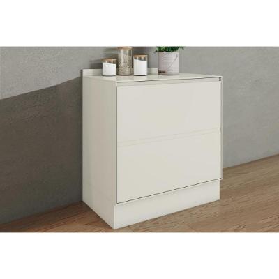 Balcão Fineze 2 Gavetas MDF 80cm Areia Móveis Henn