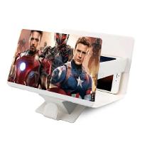 Lupa Ampliadora Tela De Celular Portátil Dobrável Branca - 1