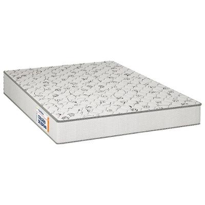 Colchão Casal Espuma D33 Plumaspuma Antiácaro 138x188x18cm Bege Plumatex