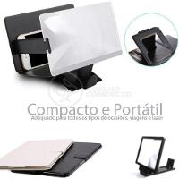 Lupa Ampliadora Tela De Celular Portátil Dobrável Preta - 3
