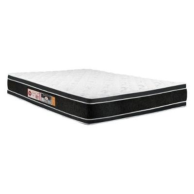 Colchão King Espuma D33 Black White Air DF Pillow Top 193x203 Branco Colchões Castor