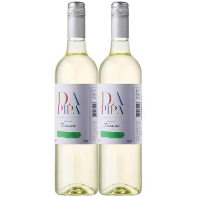 Kit 2 Garrafas Vinho Frisante Branco Portugal Adega de Cantanhede da Pipa 750ML