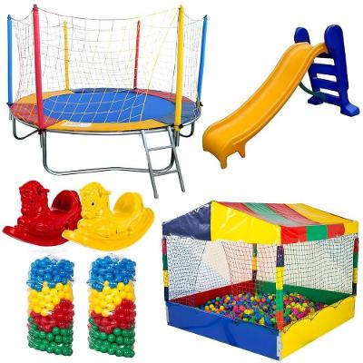 Kit Pula 2,30m Piscina 1,50m 1000 Esferas Escorregador Rotoplay