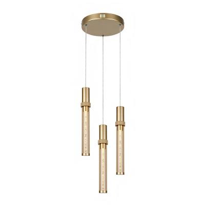 Lustre Pendente Nyla PT-9144 LED Bivolt 3000K Dourado Astraled