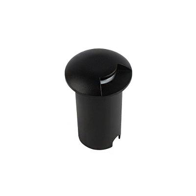 Balizador Hevelius Redondo Embutir LED 1W IP67 Bivolt Preto Astraled