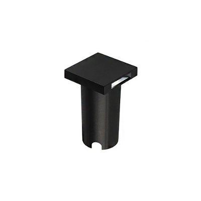 Balizador Dolag Quadrado Embutir LED 0,5W Bivolt IP67 Preto Astraled