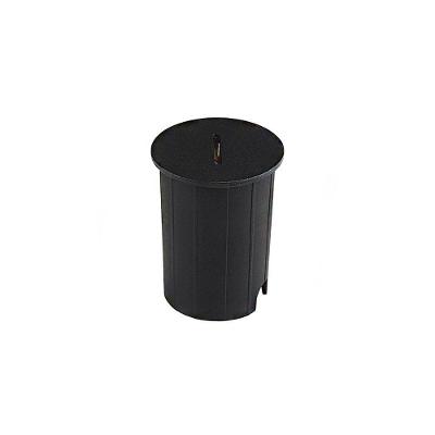 Balizador Rale Redondo Embutir LED 2W Bivolt 3000K Preto Astraled
