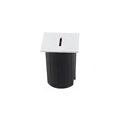 Balizador Rale Quadrado Embutir LED 2W Bivolt 3000K Branco Astraled