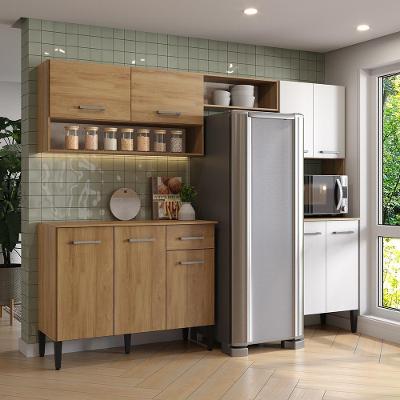 Cozinha Compacta Arizona Essence 9 Portas 1 Gaveta MDP 229CM Móveis Carraro
