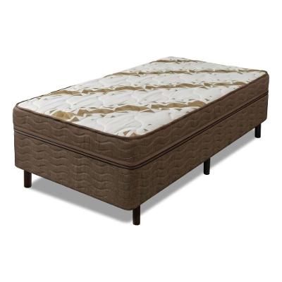 Cama Box Conjugada Solteiro Sleep Prime Euro Pillow D28 Marrom Probel