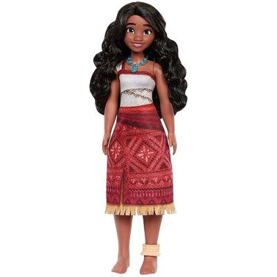Boneca Disney Moana 2 Articulada com Acessórios 30cm Marrom Mattel