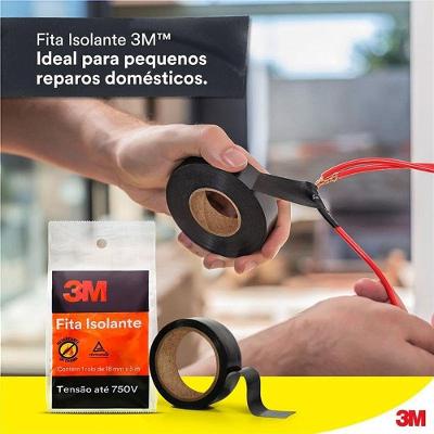 Kit 10 Fitas Isolantes Slim 18mm X 5m Resistente UV Imperial