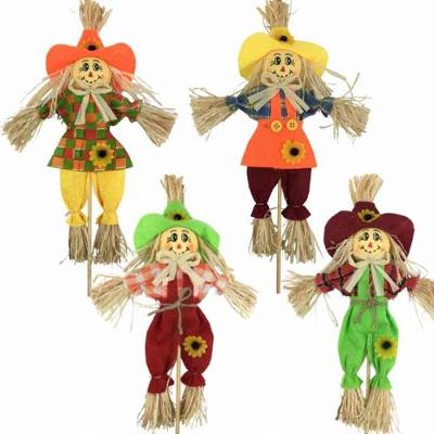 Espeto Decorativo Espantalho Festa Junina 42CM Kit 4 Unidades Mix de Cores