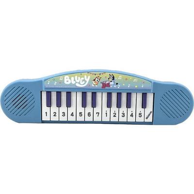 Piano Infantil Bluey Melodia Teclas Coloridas com Sons Candide