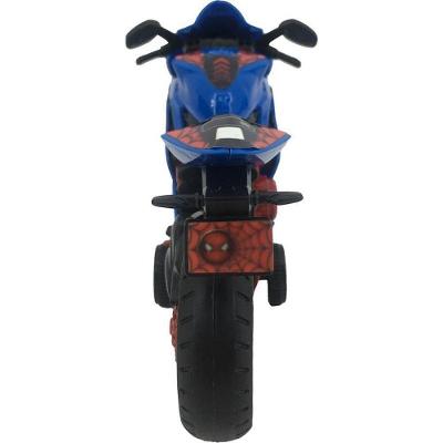 Moto de Fricção Spider-Man Webcycle com Mecânica de Puxar e Soltar Candide