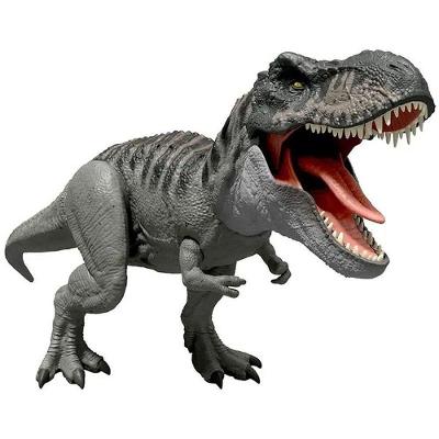 Boneco T-Rex Jurassic World Rebirth com Som Luz e Mordida Mattel