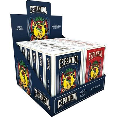 Baralho Espanhol Couchê 50 Cartas Profissional Display 12 GGB Plast