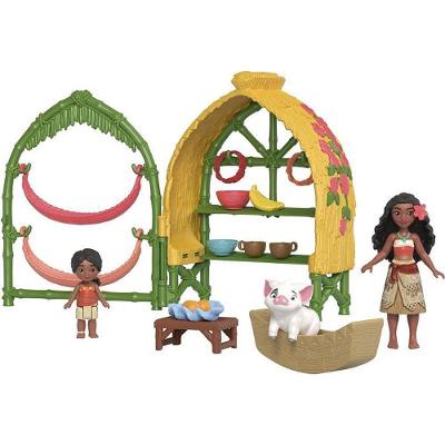 Boneca Disney Moana e Símia com Acessórios Articulada Mattel