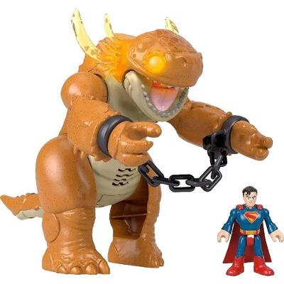 Brinquedo Imaginext Superman e Vilão Kaiju Som e Luz com Efeitos Mattel