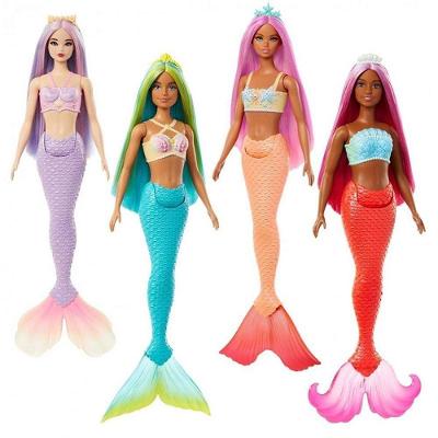 Boneca Barbie Dreamtopia Sereias Cabelo Colorido Rosa Mattel