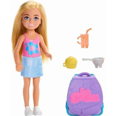 Boneca Barbie Family Chelsea Mochila Surpresa Confeitaria Mattel