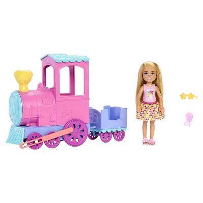 Conjunto Barbie Family Chelsea Trem de Carnaval Vagões Mattel