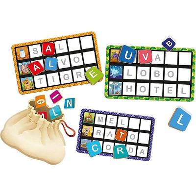 Jogo Educativo Super Bingo Letras e Palavras Brincadeira de Criança