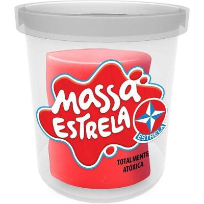 Massa para Modelar Criativa Pote Único 8 Cores 110g Atóxico Estrela