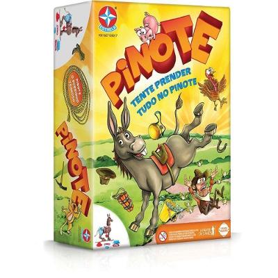 Jogo de Mesa Pinote Habilidade para 2 Ou Mais Jogadores 5 Anos Estrela