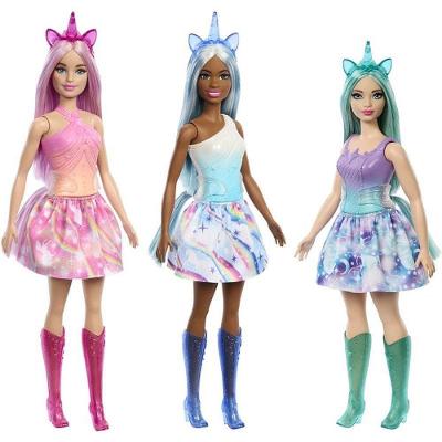 Boneca Barbie Fantasy Unicórnio Saia de Sonho com Acessórios Mattel