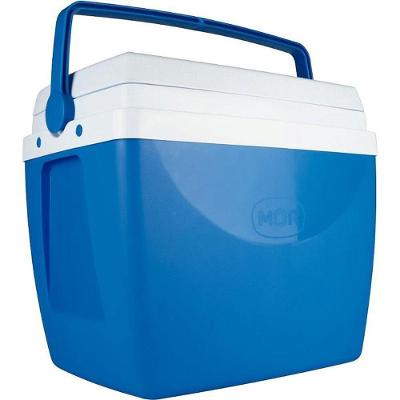 Caixa Térmica 34L com Alça Isolamento em Isopor Azul Mor