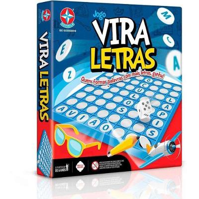 Jogo Educativo Vira Letras Formação de Palavras a Partir de 5 Anos Estrela