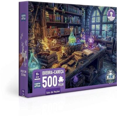 Quebra-cabeça Cartonado Sala das Poções 500 Peças Toyster Brinquedos