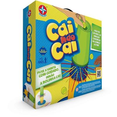 Jogo de Mesa Cai Não Cai Equilíbrio e Diversão 5 Anos Estrela