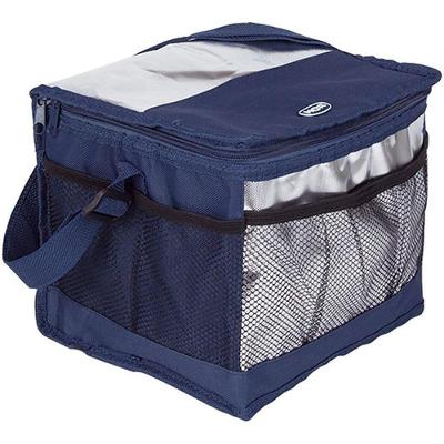 Bolsa Térmica 15L Azul Marinho com Alça Longa e Bolso Externo Mor
