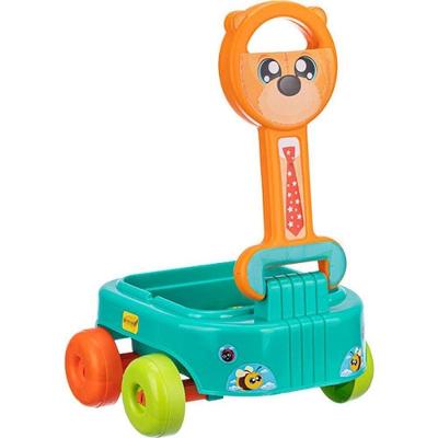 Carrinho de Puxar Urso com Blocos Coloridos para Montar Gulliver