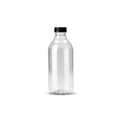 Kit 35un Garrafa PET G3590 900ML Transparente com Tampa Galvanotek