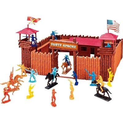 Miniatura Colecionável Forte Apache Batalha Junior com Maleta Plástica Gulliver