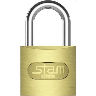 Cadeado Convencional 40mm Zamac Latonado E-Coat Dourado